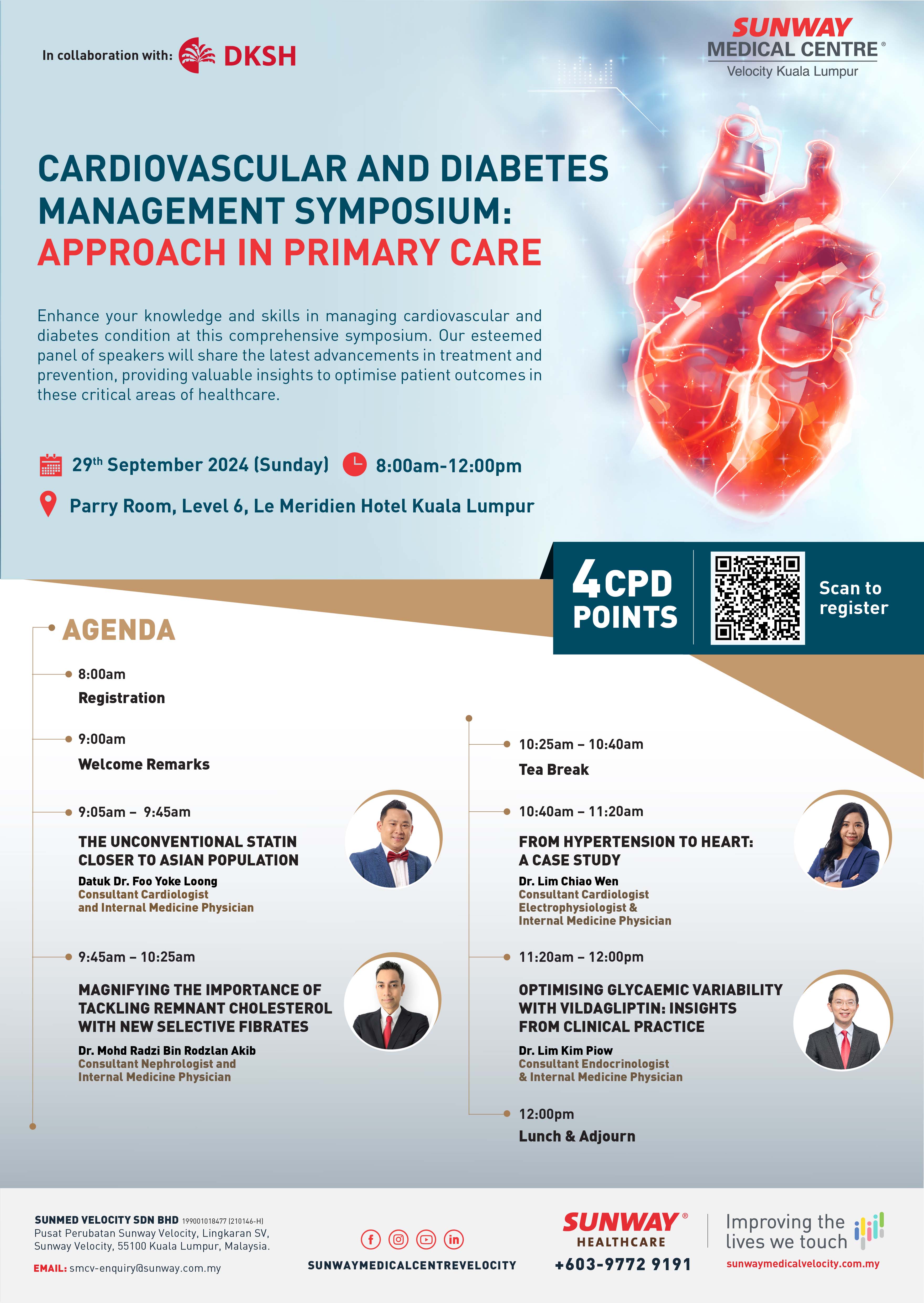 Cardiovascular and Diabetes Management Symposium: Approach in Primary Care